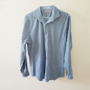 Express Fitted Long Sleeve Button Down Shirt L